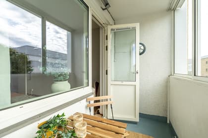 Balkong eller utsiktsbild