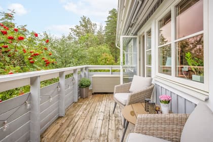 Balkong eller utsiktsbild