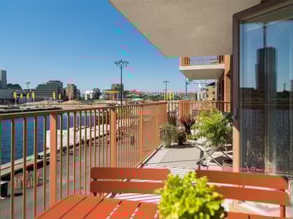 Balkong eller utsiktsbild