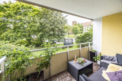 Balkong eller utsiktsbild