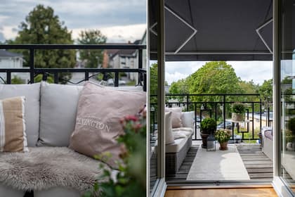 Balkong eller utsiktsbild