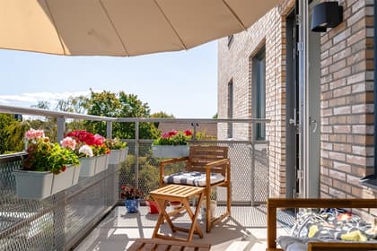 Balkong eller utsiktsbild