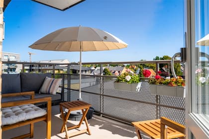 Balkong eller utsiktsbild