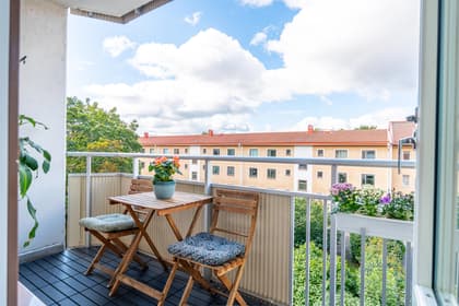 Balkong eller utsiktsbild