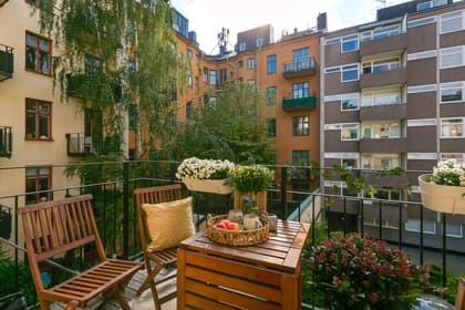 Balkong eller utsiktsbild