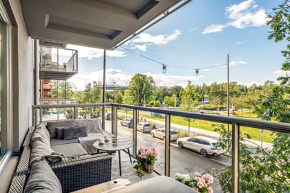 Balkong eller utsiktsbild