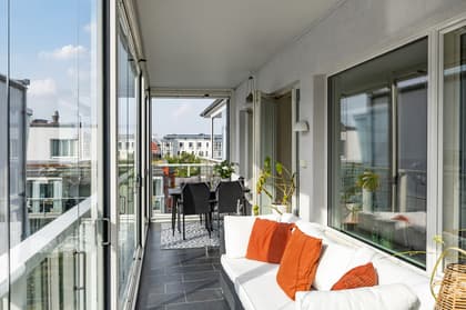 Balkong eller utsiktsbild