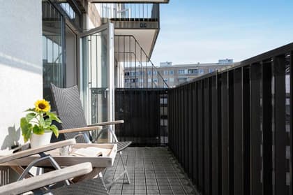 Balkong eller utsiktsbild