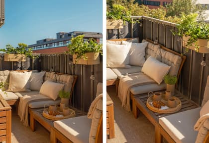 Balkong eller utsiktsbild