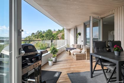 Balkong eller utsiktsbild