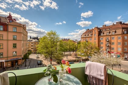 Balkong eller utsiktsbild