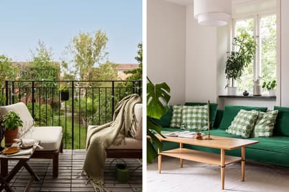 Balkong eller utsiktsbild