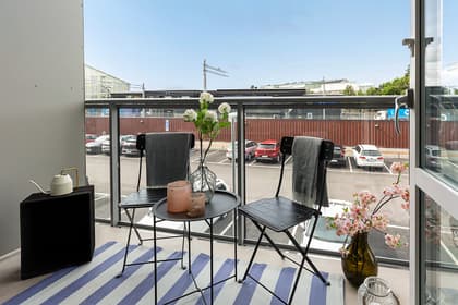 Balkong eller utsiktsbild