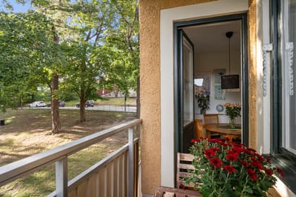 Balkong eller utsiktsbild