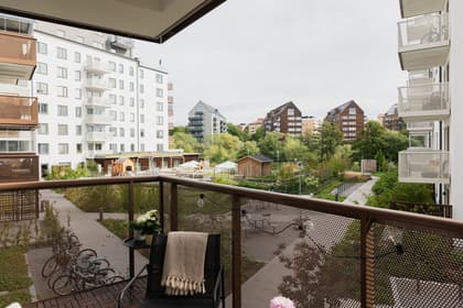 Balkong eller utsiktsbild