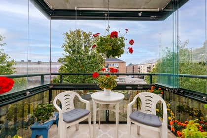 Balkong eller utsiktsbild