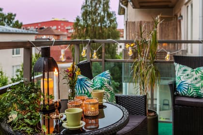 Balkong eller utsiktsbild