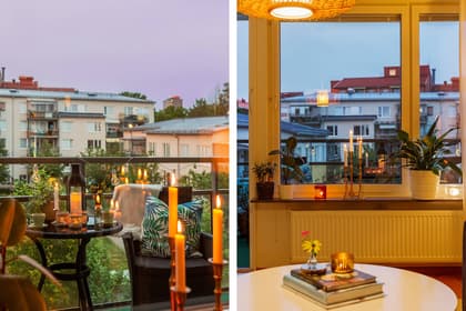 Balkong eller utsiktsbild