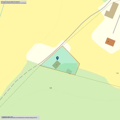 Illustrerad karta över fastigheten eller området