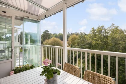 Balkong eller utsiktsbild