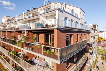 Balkong eller utsiktsbild