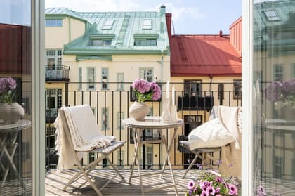 Balkong eller utsiktsbild