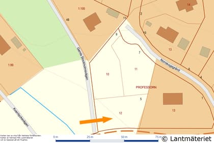 Illustrerad karta över fastigheten eller området