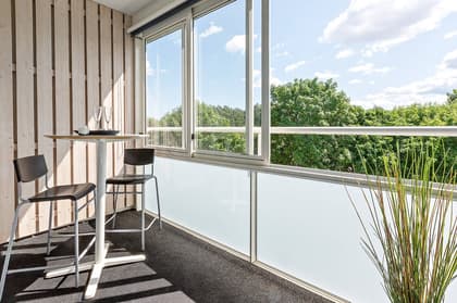 Balkong eller utsiktsbild