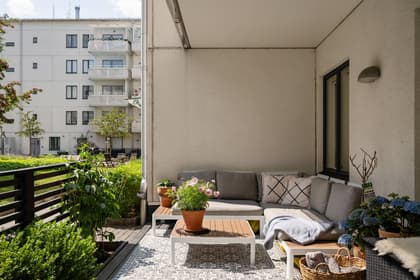 Balkong eller utsiktsbild