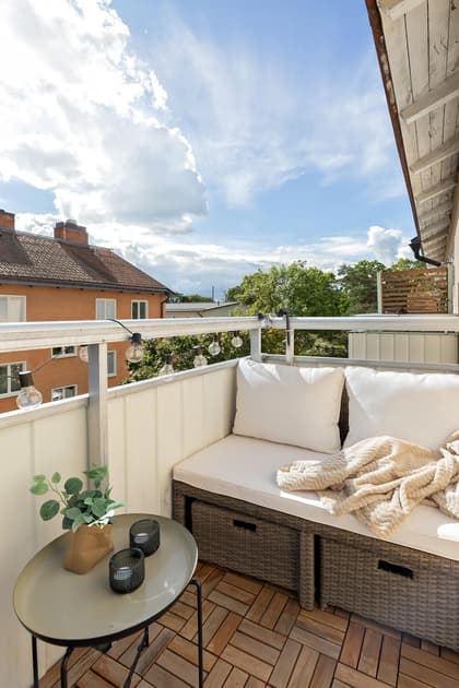 Balkong eller utsiktsbild