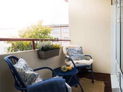 Balkong eller utsiktsbild