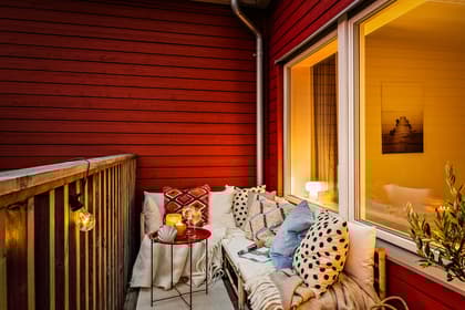 Balkong eller utsiktsbild