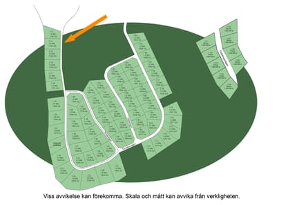 Illustrerad karta över fastigheten eller området