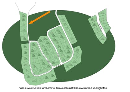 Illustrerad karta över fastigheten eller området