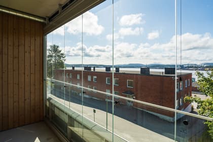 Balkong eller utsiktsbild