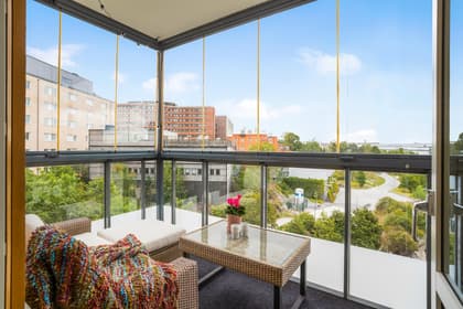 Balkong eller utsiktsbild