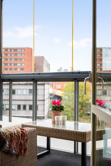 Balkong eller utsiktsbild