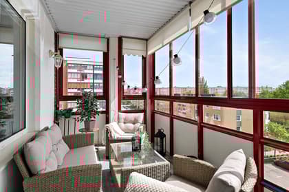 Balkong eller utsiktsbild