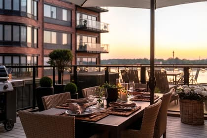 Balkong eller utsiktsbild