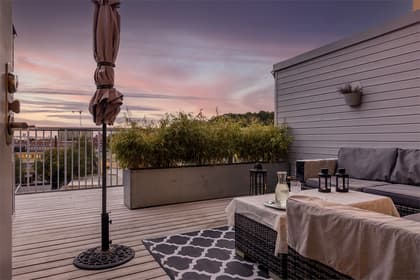 Balkong eller utsiktsbild