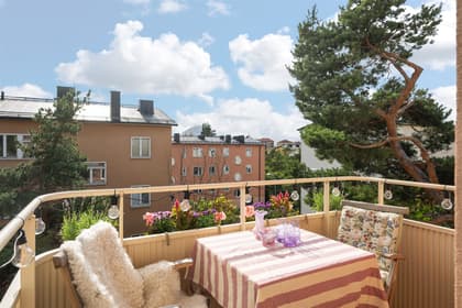 Balkong eller utsiktsbild