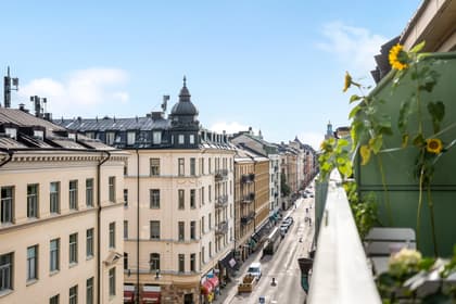 Balkong eller utsiktsbild