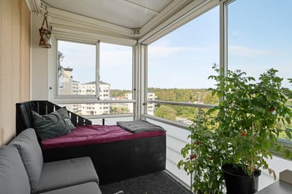 Balkong eller utsiktsbild