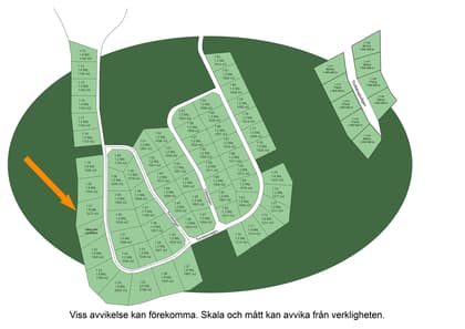 Illustrerad karta över fastigheten eller området