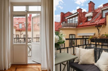 Balkong eller utsiktsbild