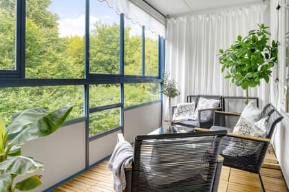 Balkong eller utsiktsbild