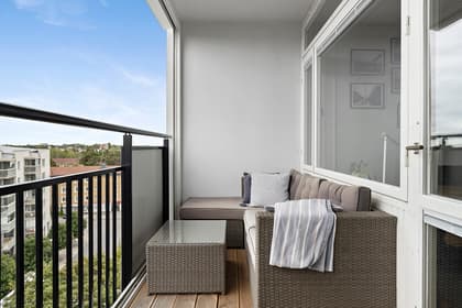 Balkong eller utsiktsbild