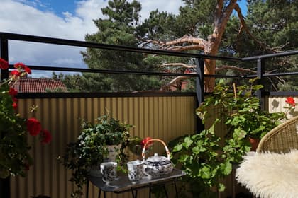 Balkong eller utsiktsbild