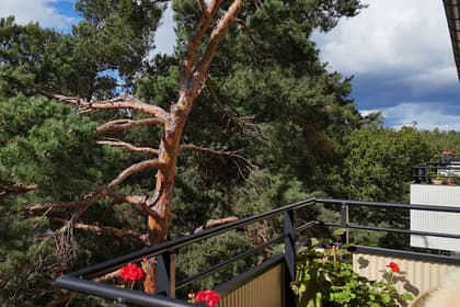 Balkong eller utsiktsbild