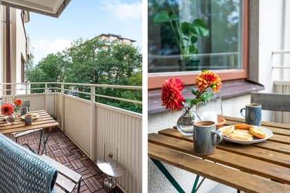 Balkong eller utsiktsbild